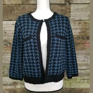 Anne Klein Women's Houndstooth Cardigan